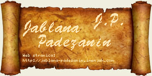 Jablana Padežanin vizit kartica
